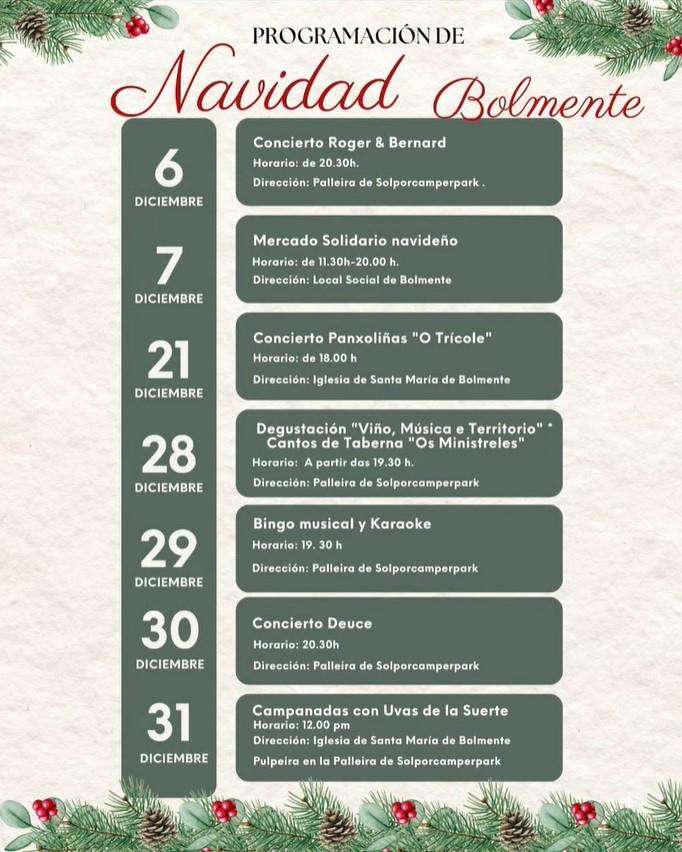 Programa de Nadal de Bolmente en Sober