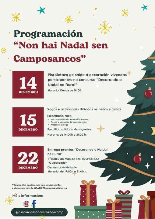 Programa de Nadal de Camposancos en Lalín