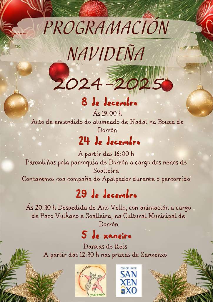 Programa de Nadal de Dorrón  en Sanxenxo