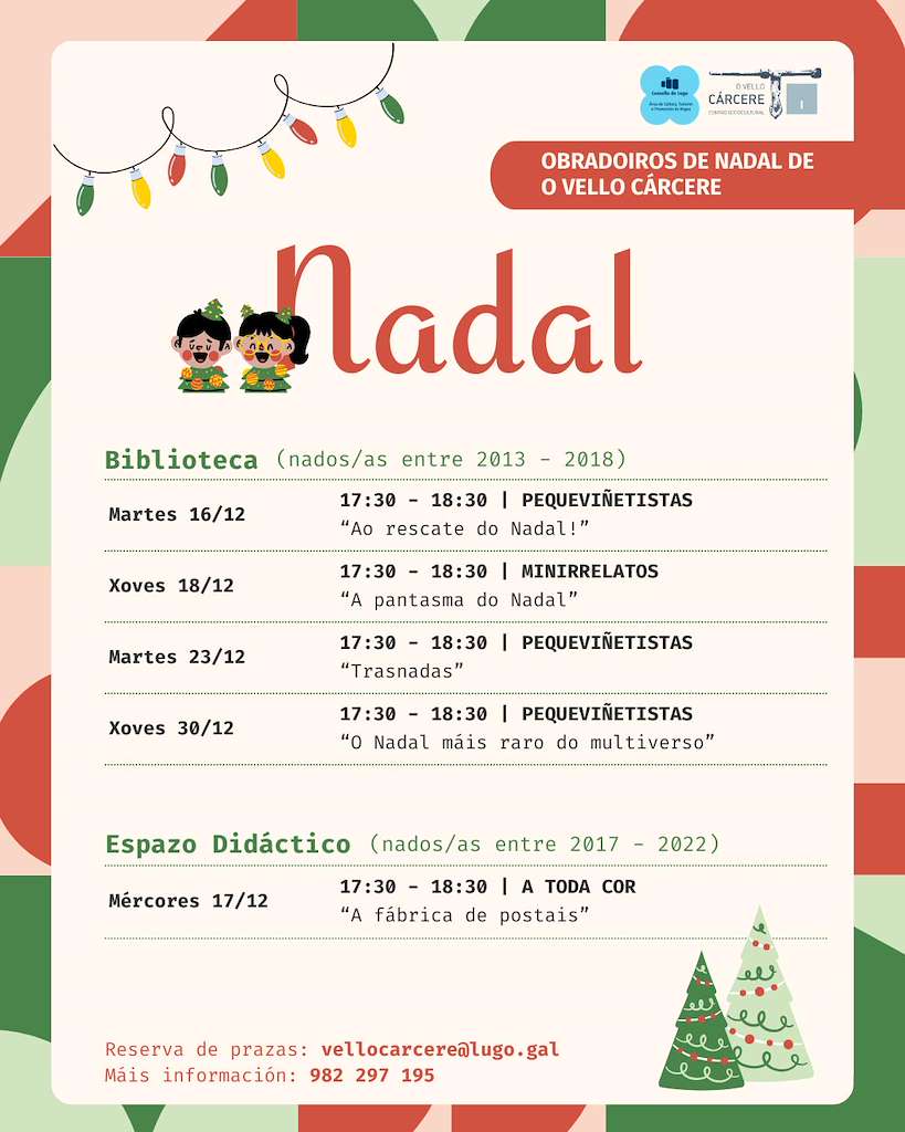 Programa de Navidad de O Vello Cárcere en Lugo