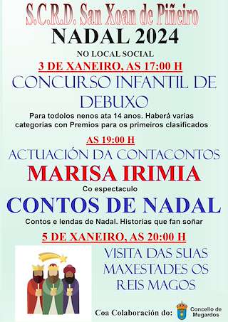 Fechas, información, programa, cartel, imágenes, mapa y ubicación de Programa de Nadal de San Xoán de Piñeiro  en  Mugardos