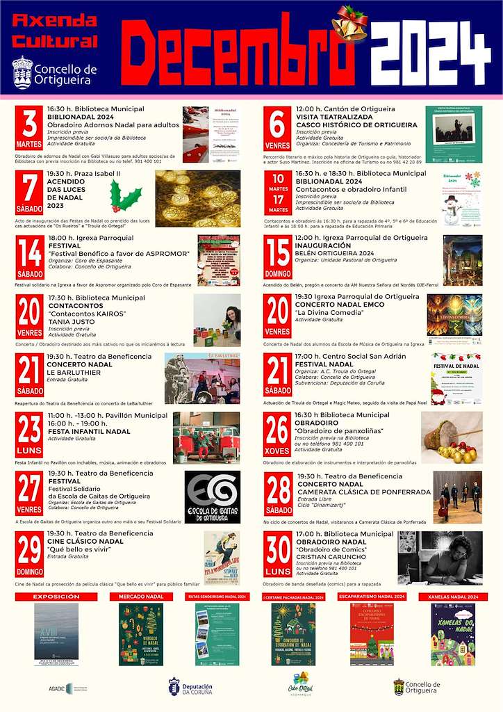 Programa de Nadal en Ortigueira