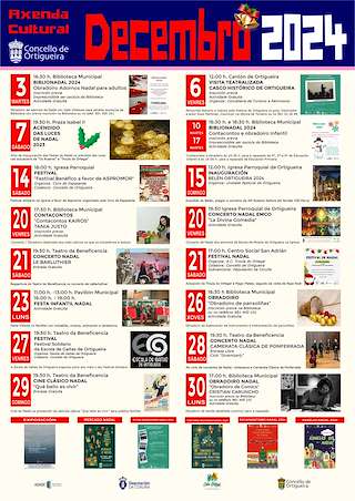 Fechas, información, programa, cartel, imágenes, mapa y ubicación de Programa de Nadal  en  Ortigueira