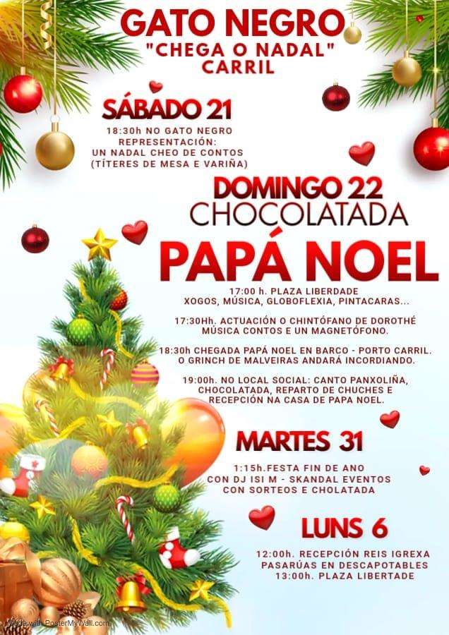Programa de Nadal - Recepción de Reis do Gato Negro en Vilagarcía de Arousa