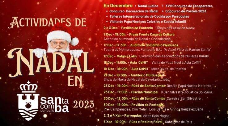 Programa de Nadal (2022) en Santa Comba