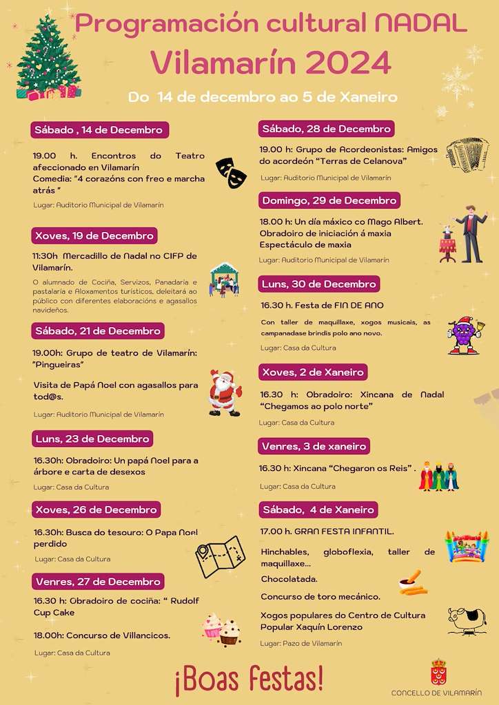 Programa de Nadal en Vilamarín