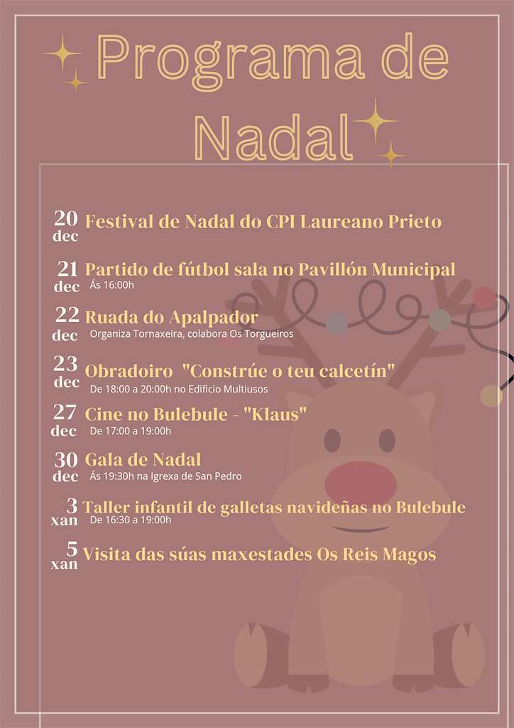 Programa de Nadal - Visita dos Reis  en A Gudiña