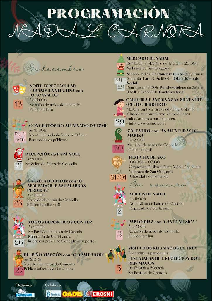 Programa de Nadal - Visita dos Reis en Carnota