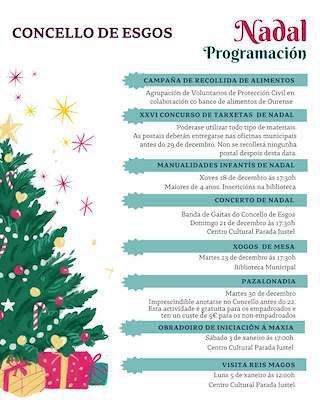 Fechas, información, programa, cartel, imágenes, mapa y ubicación de Programa de Nadal - Visita dos Reis (2025-2026)  en  Esgos
