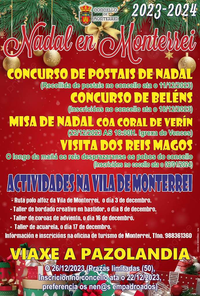 Programa de Nadal - Visita dos Reis Magos en Monterrei