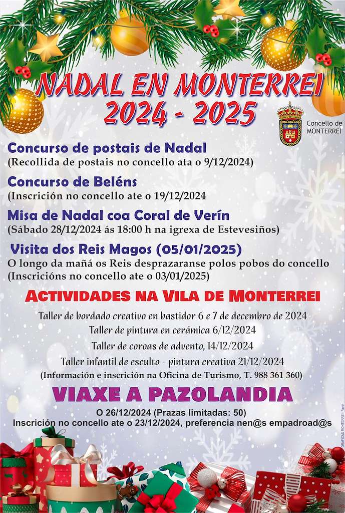 Programa de Nadal - Visita dos Reis Magos en Monterrei