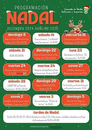 Fechas, información, programa, cartel, imágenes, mapa y ubicación de Programa de Nadal - Visita dos Reis Magos  en  Vilalba