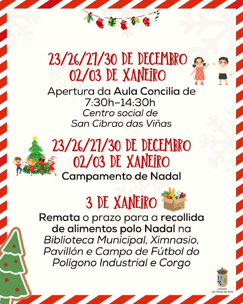 Programa de Nadal - Visita dos Reis en San Cibrao das Viñas