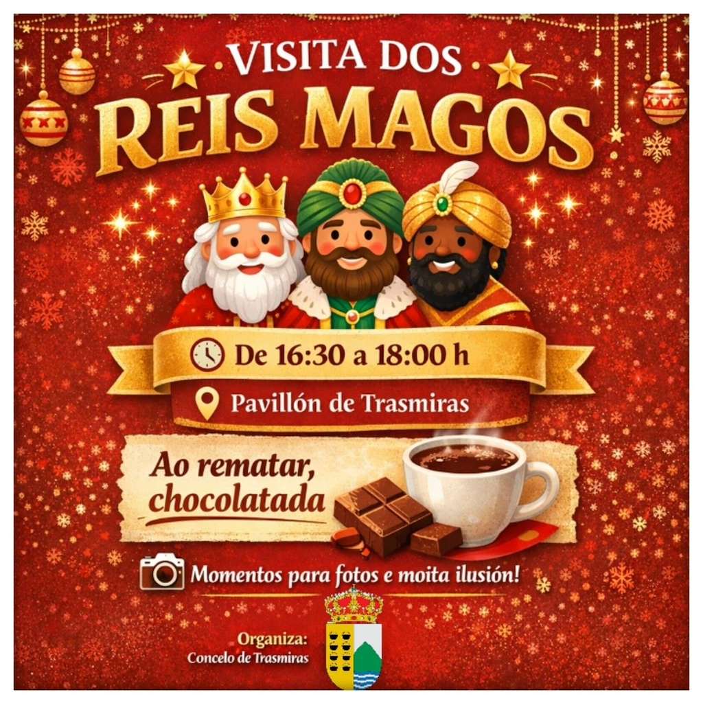 Programa de Navidad – Visita de los Reyes en Trasmirás