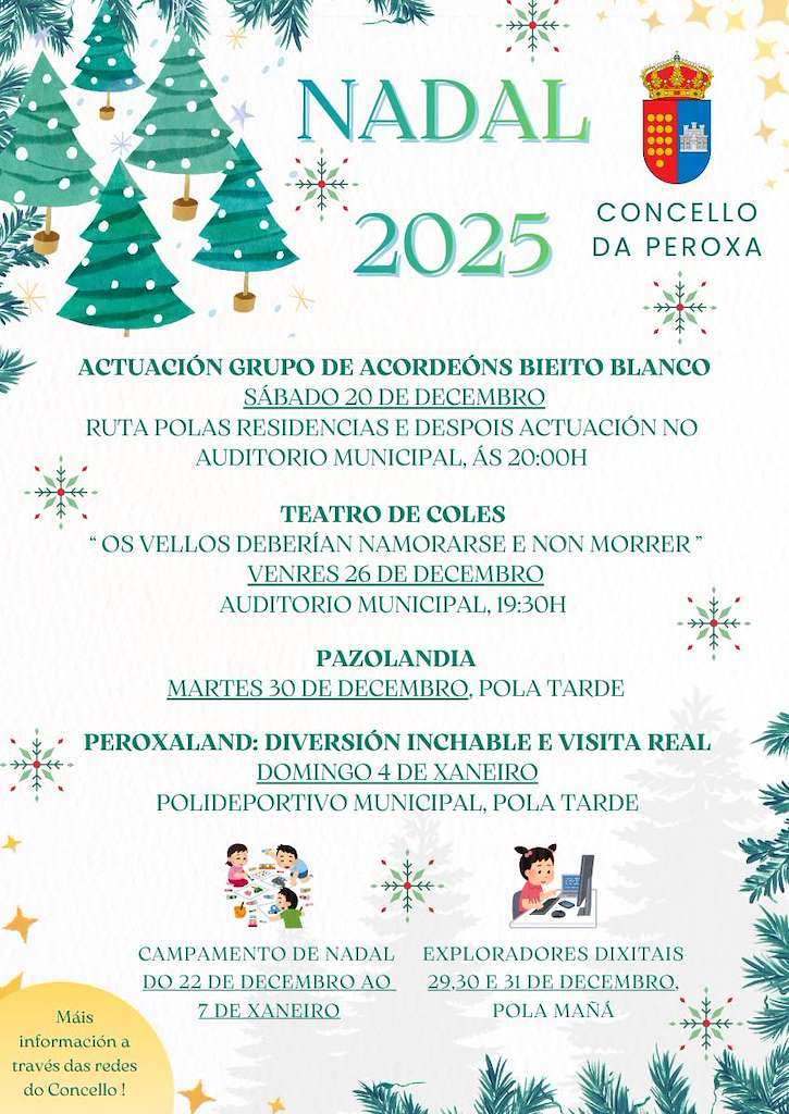Programa de Navidad – Visita de los Reyes en A Peroxa