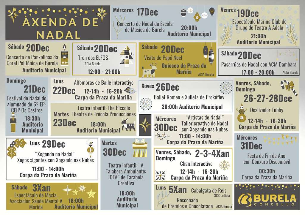 Programa de Navidad - Cabalgata de Reyes en Burela