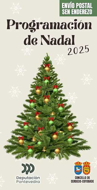 Fechas, información, programa, cartel, imágenes, mapa y ubicación de Programa de Navidad - Cabalgata de Reyes (2025-2026)  en  Cerdedo-Cotobade
