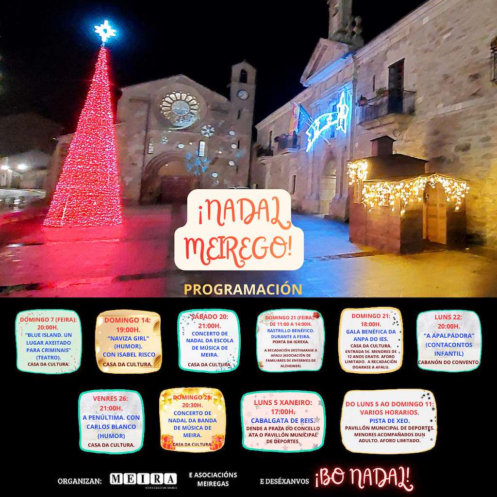 Programa de Navidad – Cabalgata de Reyes en Meira