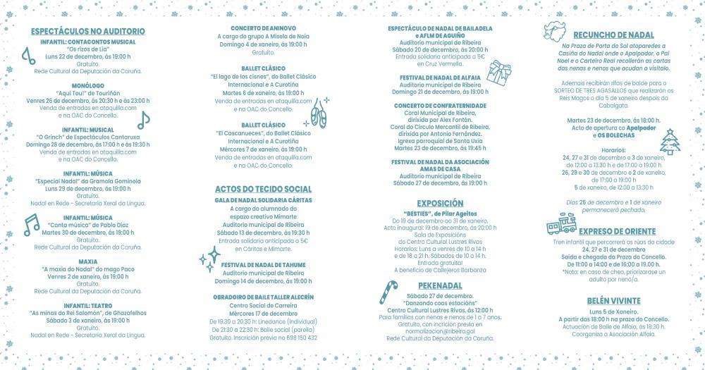 Programa de Navidad – Cabalgata de Reyes en Ribeira