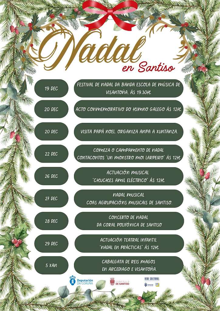 Programa de Navidad – Cabalgata de Reyes en Santiso
