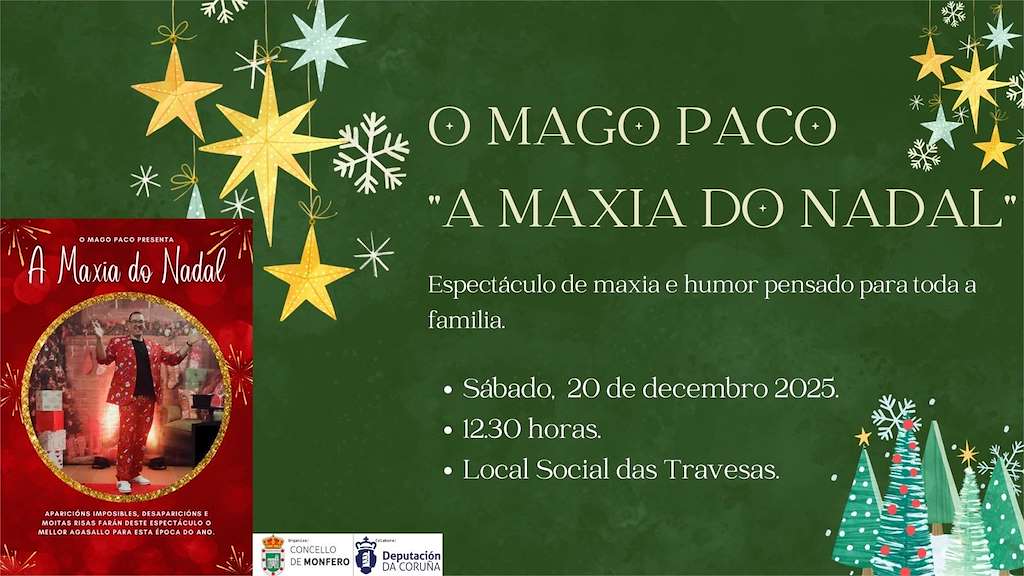 Programa de Navidad – Visita de los Reyes Magos (2025-2026) en Monfero