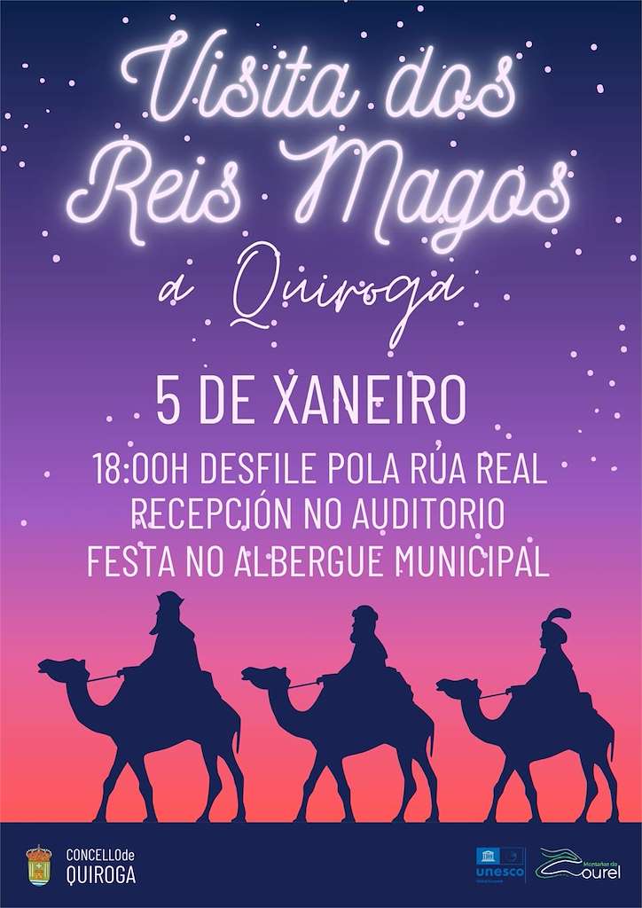 Programa Nadal - Cabalgata de Reis  (2022) en Quiroga
