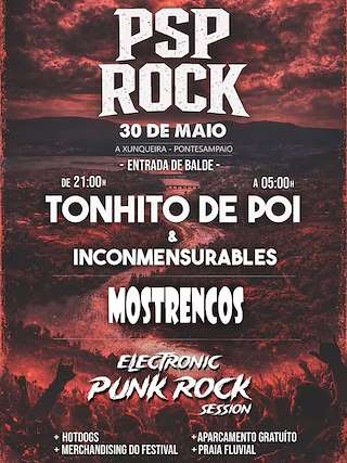 Fechas, información, programa, cartel, imágenes, mapa y ubicación de PSP Rock de Pontesampaio (2026)  en  Pontevedra