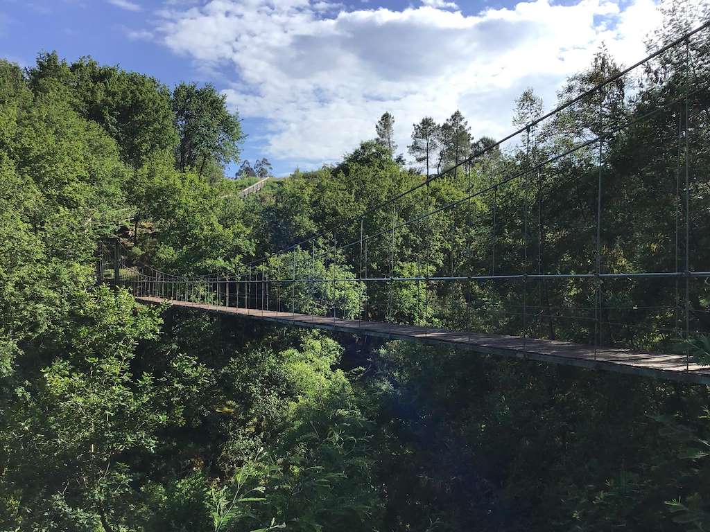 Puente Colgante de Calvelo en Cerdedo-Cotobade