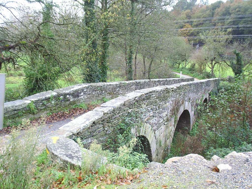 Puente de A Áspera en Sarria