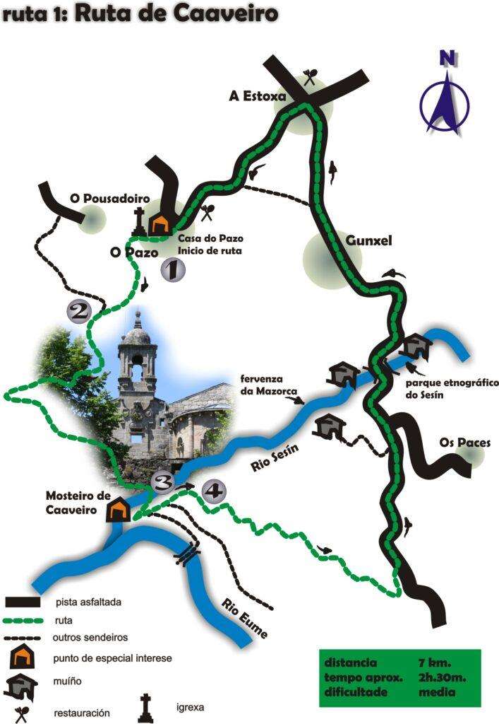 Puente de Caaveiro en A Capela