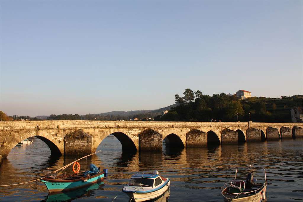 Puente de Pontesampaio en Pontevedra