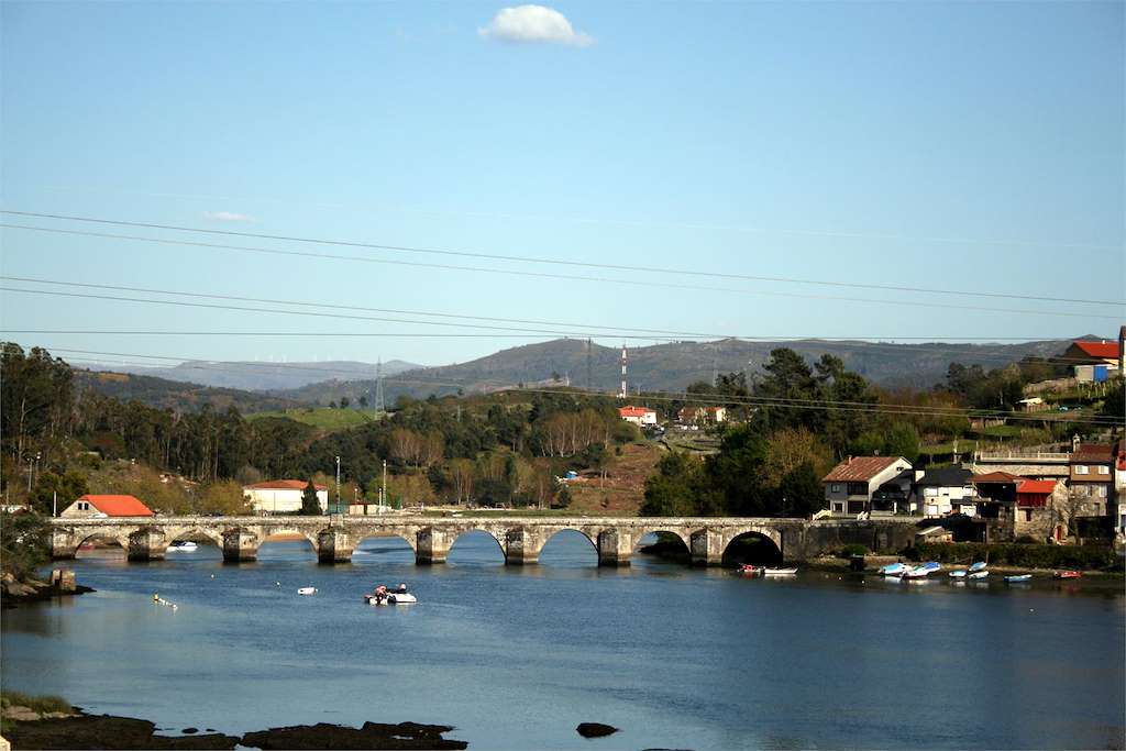 Puente de Pontesampaio en Pontevedra