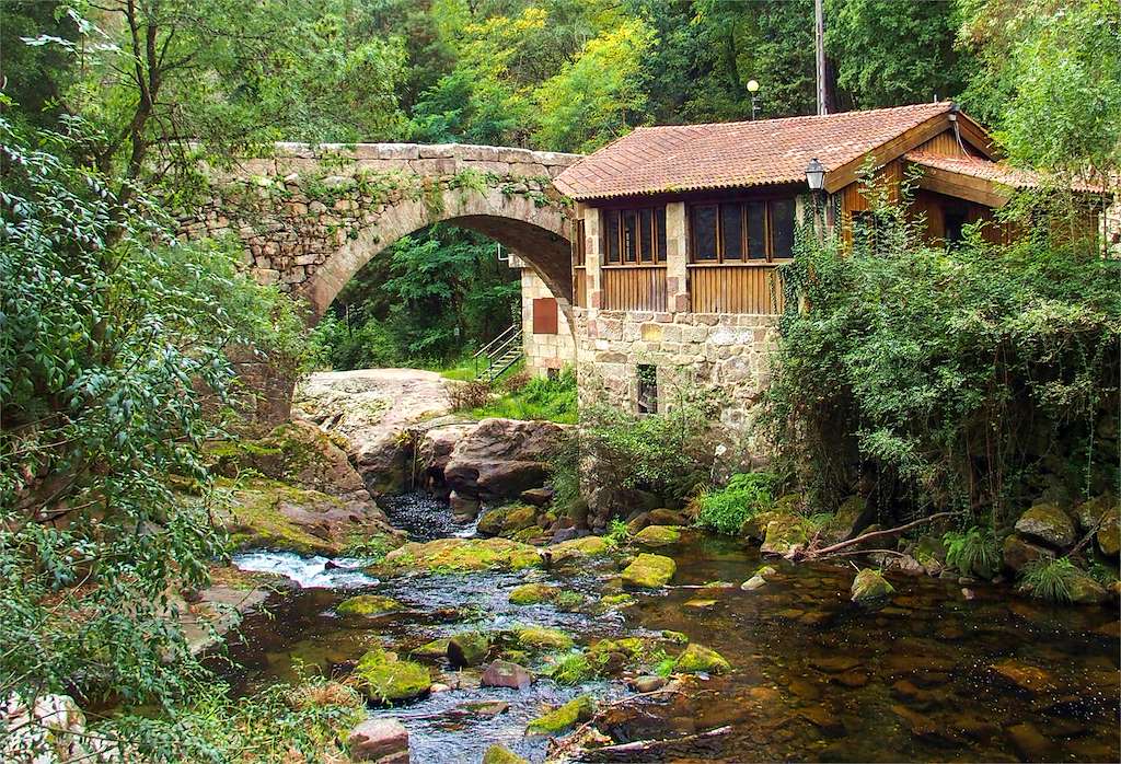 Puente de San Xoán de Mourentán en Arbo