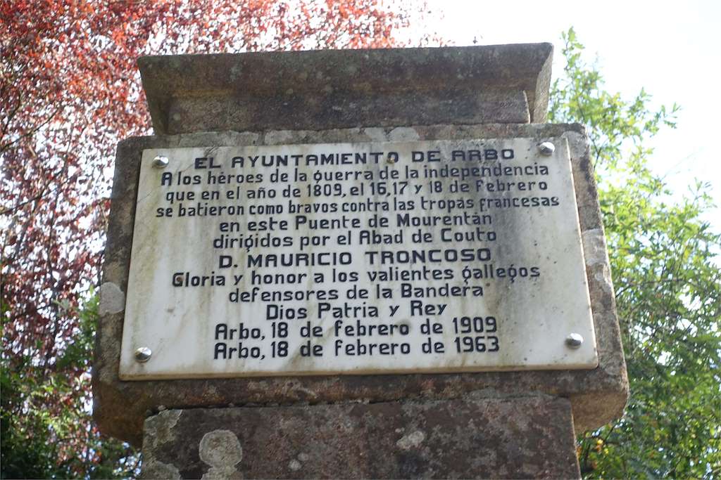Puente de San Xoán de Mourentán en Arbo
