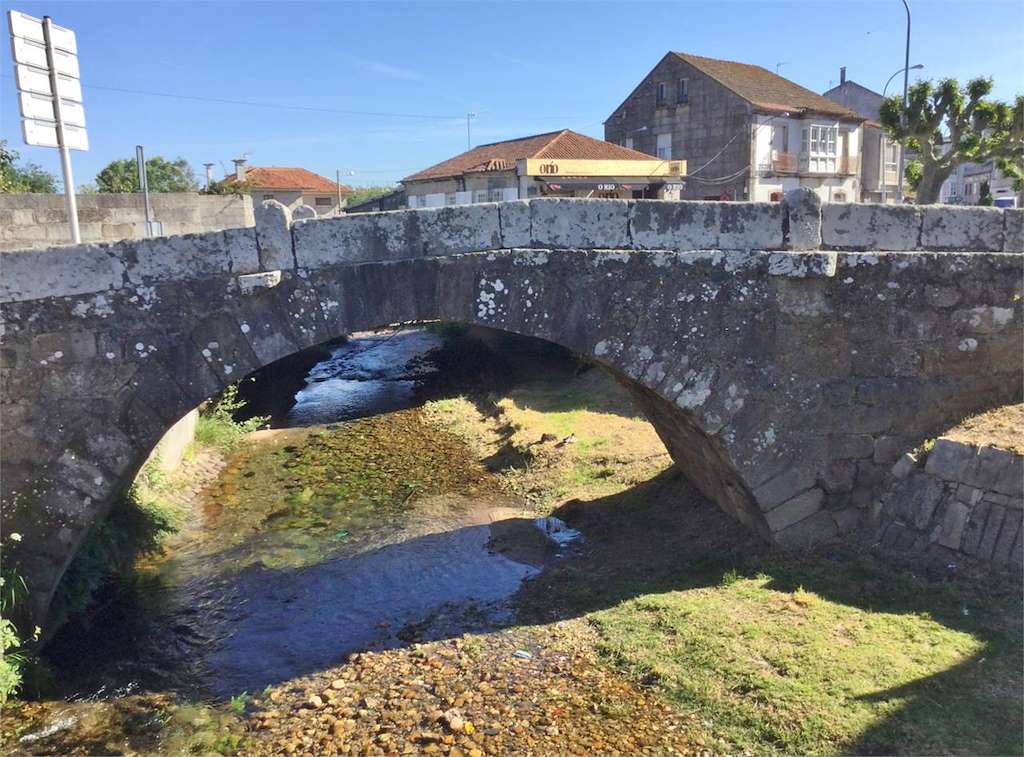 Puente del Río Groba en Baiona