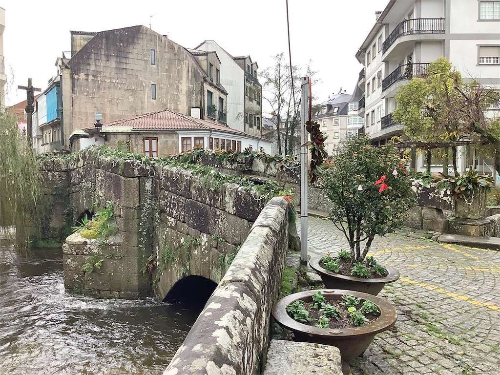 Puente Romano del Río Bermaña en Caldas de Reis
