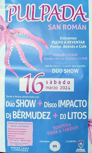 Comida - Baile de San Román en Laracha