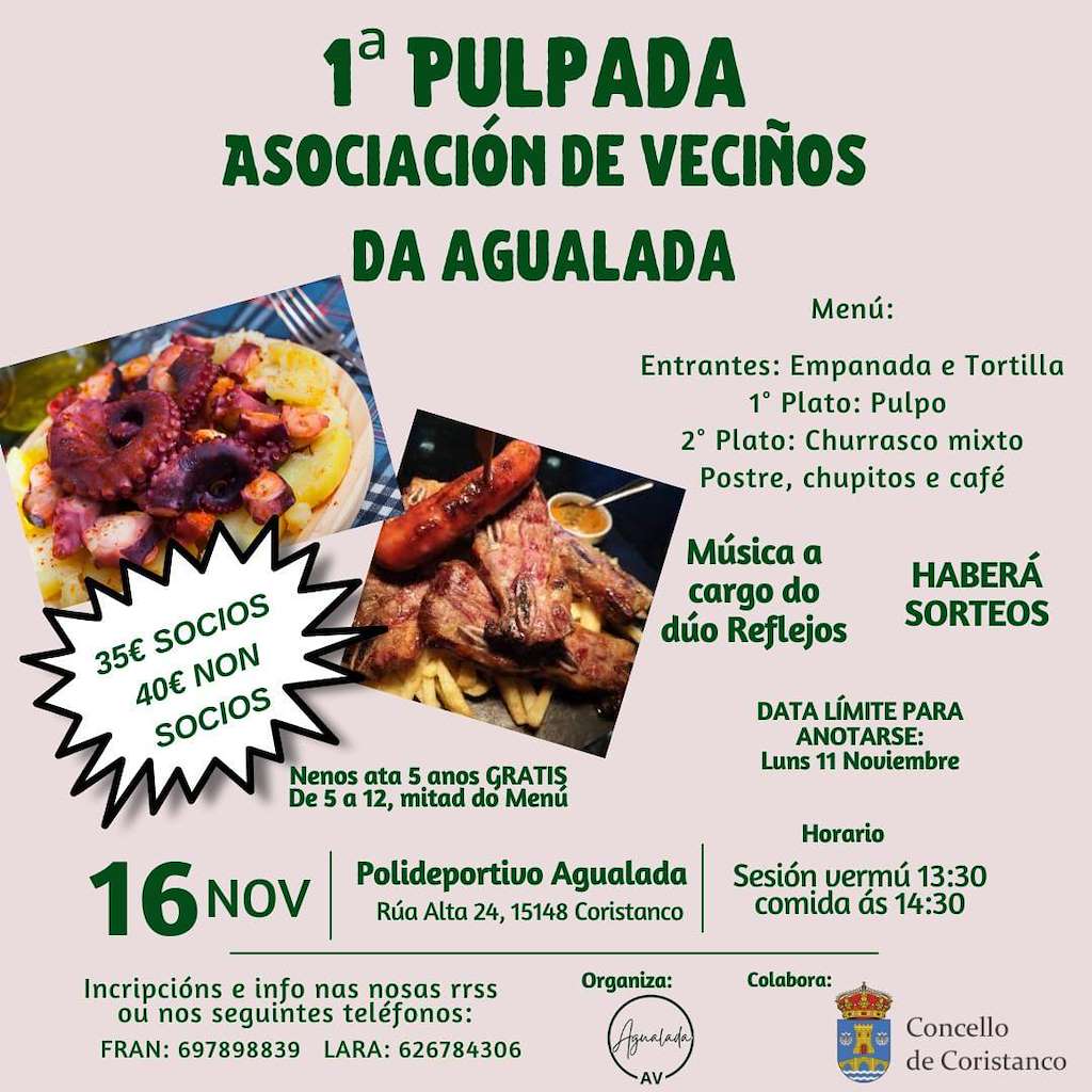 I Pulpada de Agualada en Coristanco