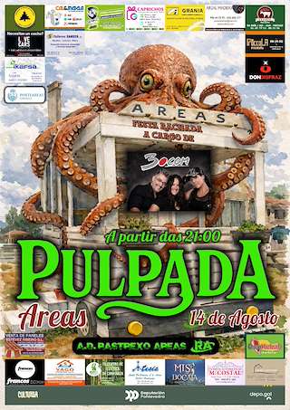 Fechas, información, programa, cartel, imágenes, mapa y ubicación de Pulpada de Areas (2026) en Ponteareas
