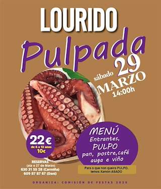 Fechas, información, programa, cartel, imágenes, mapa y ubicación de Pulpada de Lourido  en  Salvaterra do Miño