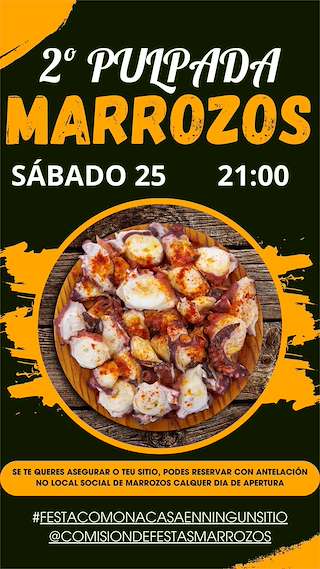 Fechas, información, programa, cartel, imágenes, mapa y ubicación de II Pulpada de Marrozos  en  Santiago de Compostela