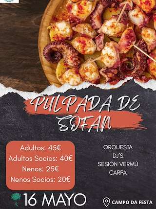 Fechas, información, programa, cartel, imágenes, mapa y ubicación de Pulpada de Sofán (2026)  en  Carballo