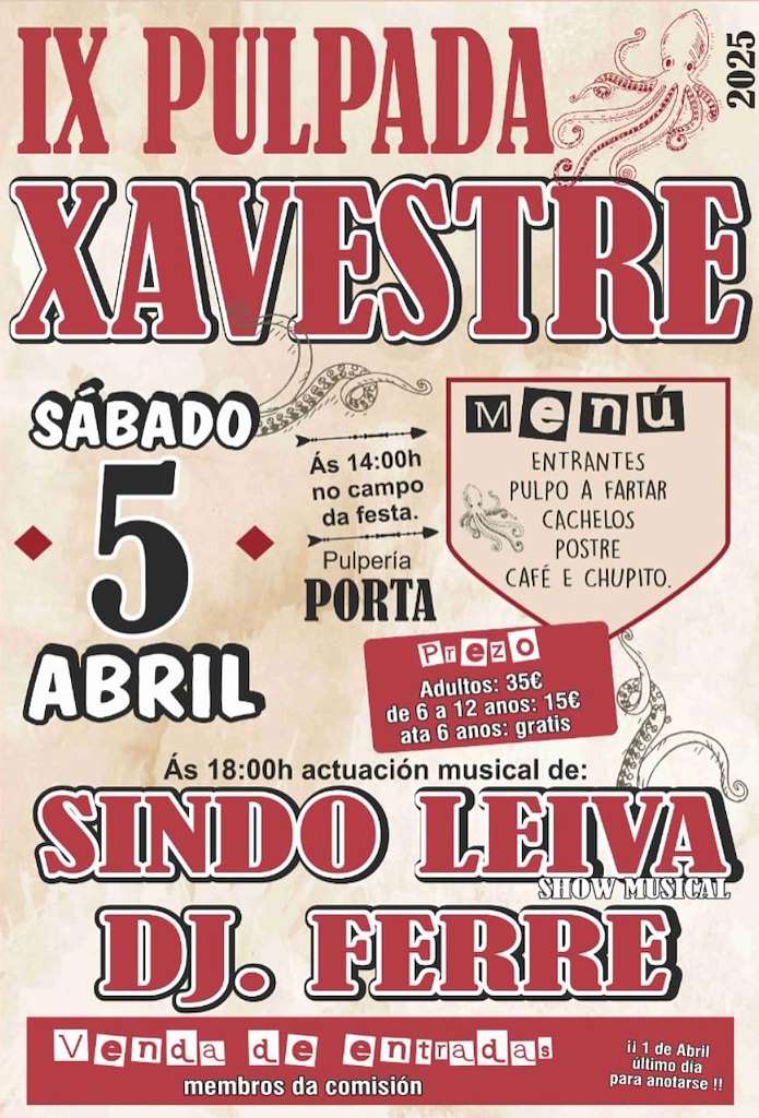 IX Pulpada de Xavestre (2025) en Trasmirás