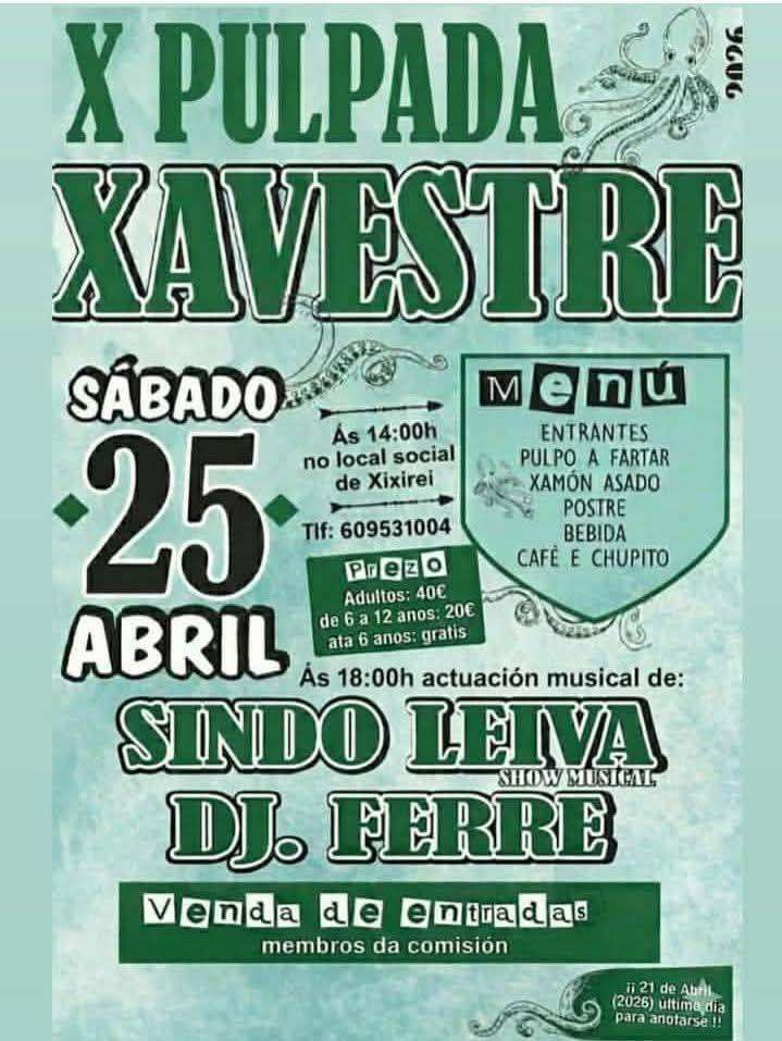X Pulpada de Xavestre (2026) en Trazo