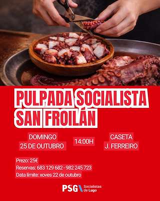 Fechas, información, programa, cartel, imágenes, mapa y ubicación de Pulpada Socialista (2026)  en  Lugo