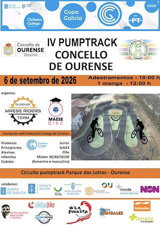 Fechas, información, programa, cartel, imágenes, mapa y ubicación de IV Pump Track (2026) en Ourense