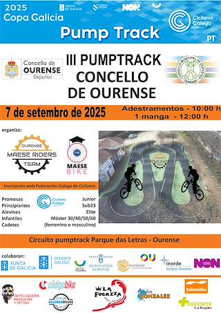 Fechas, información, programa, cartel, imágenes, mapa y ubicación de III Pump Track  en  Ourense
