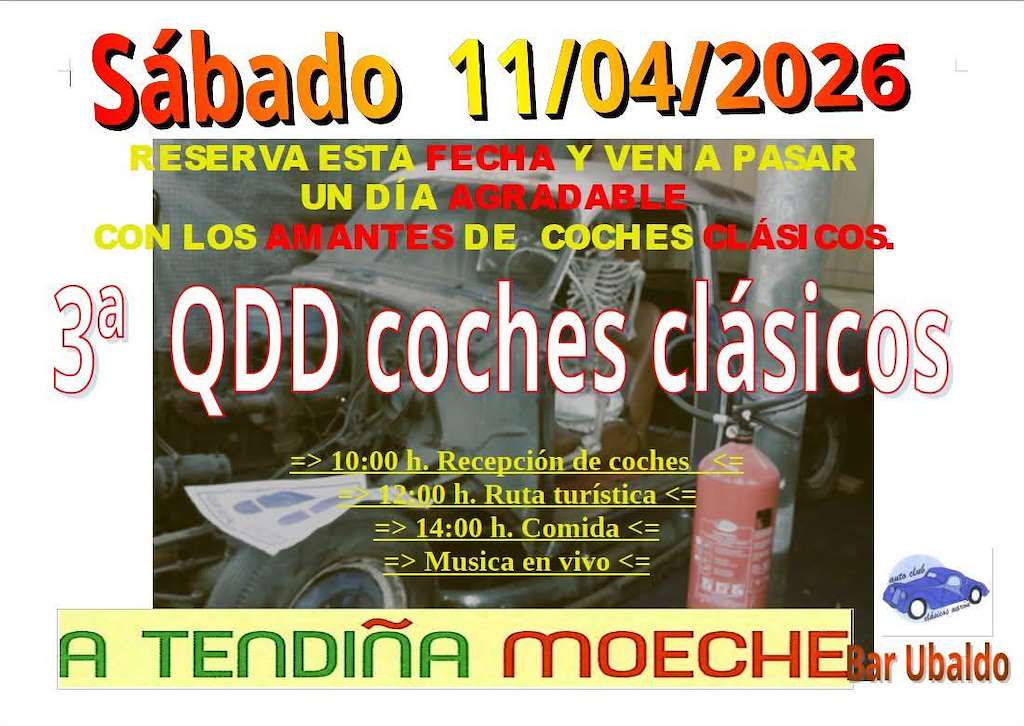 III Qdd Coches Clásicos  (2026) en Moeche