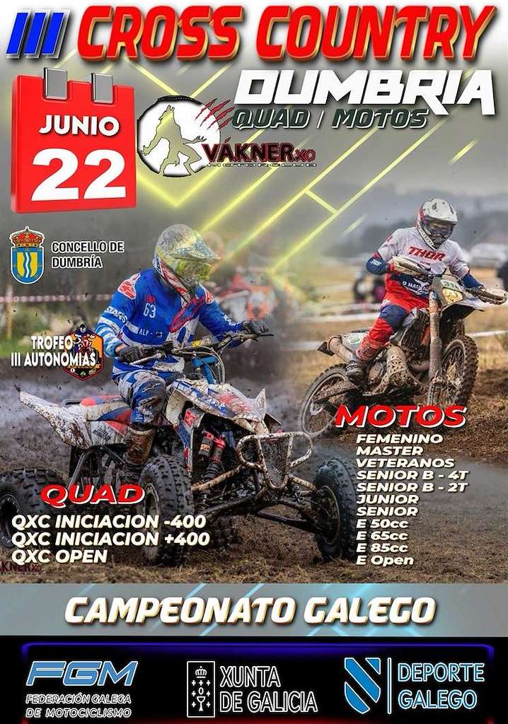 III Quad Cross Country en Dumbría