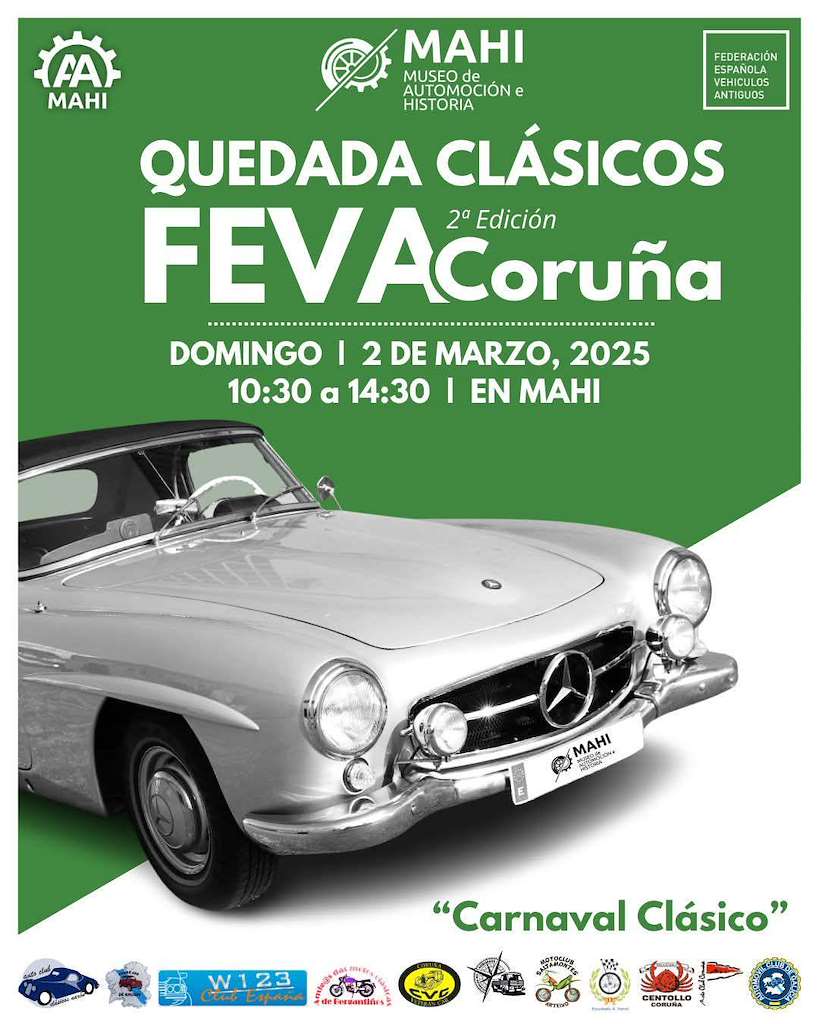 II Quedada de Clásicos FEVA Coruña en Arteixo